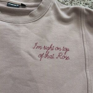 Mono B custom made “I’m right on top of that Rose”